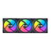 فن 3 تایی کیس گیمینگ لیان لی مدل UNI FAN SL-INFINITY 120 BLACK