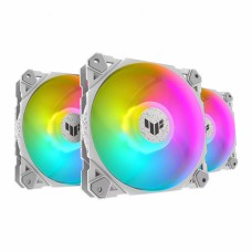 فن 3 تایی کیس گیمینگ ایسوس مدل TUF Gaming TF120 ARGB Fan White فن 3 تایی کیس گیمینگ ایسوس مدل TUF Gaming TF120 ARGB Fan White