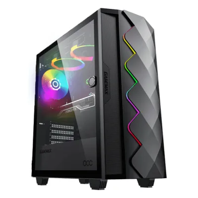 کیس گیمینگ گیم‌ مکس مدل Gamemax Diamond COC BK