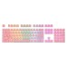 مجموعه کامل کلید کیبورد مکانیکال ردراگون مدل A130 Pink