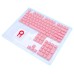 مجموعه کامل کلید کیبورد مکانیکال ردراگون مدل A130 Pink