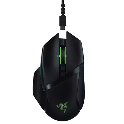ماوس بی سیم گیمینگ ریزر مدل Basilisk Ultimate به همراه پایه شارژ