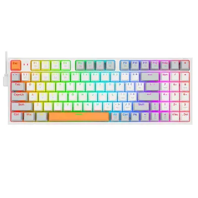 کیبورد مکانیکال گیمینگ ردراگون مدل Kitava K636 WGO RGB