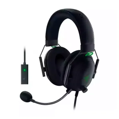 هدست گیمینگ ریزر مدل BlackShark V2 + USB Sound Card