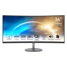 مانیتور گیمینگ ام اس آی مدل PRO MP341CQ سایز 34 اینچ مانیتور گیمینگ ام اس آی مدل PRO MP341CQ سایز 34 اینچ
