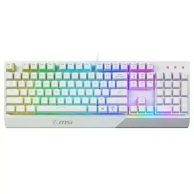 کیبورد مکانیکی گیمینگ ام اس آی مدل VIGOR GK30 WHITE