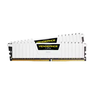 رم دسکتاپ دوکاناله Corsair VENGEANCE LPX 16GB 3200MHz White