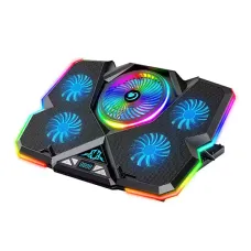 پایه خنک کننده لپ تاپ کول کلد مدل K44 RGB پایه خنک کننده لپ تاپ کول کلد مدل K44 RGB