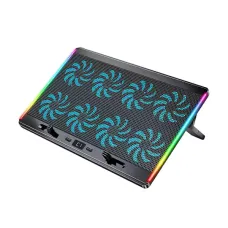 پایه خنک کننده لپ تاپ کول کلد مدل F4 RGB پایه خنک کننده لپ تاپ کول کلد مدل F4 RGB