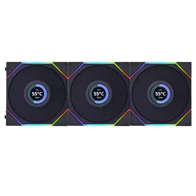 فن کیس لیان لی مدل UNI FAN TL LCD Reverse 120 Black