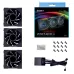 فن کیس لیان لی مدل UNI FAN TL LCD Reverse 120 Black