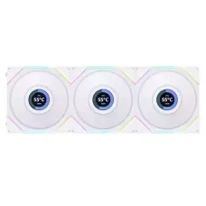 فن کیس لیان لی مدل UNI FAN TL LCD Reverse 120 White فن کیس لیان لی مدل UNI FAN TL LCD Reverse 120 White