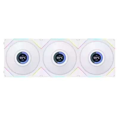 فن کیس لیان لی مدل UNI FAN TL LCD 120 White