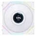 فن کیس لیان لی مدل UNI FAN TL LCD 120 White