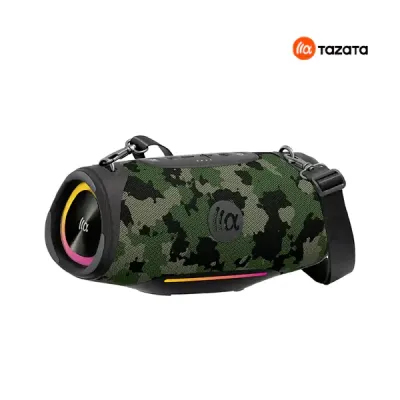 اسپیکر قابل حمل تازاتا مدل BOOMBLAST PRO CAMO رنگ سبز چیریکی