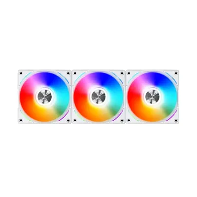 فن 3 تایی کیس گیمینگ لیان لی مدل UNI FAN AL120 RGB WHITE