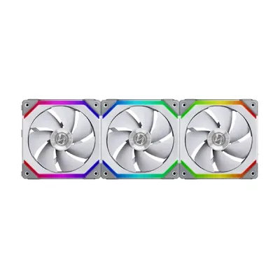 فن 3 تایی کیس گیمینگ لیان لی مدل UNI FAN SL120 RGB WHITE