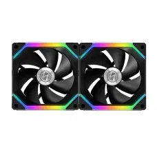 فن 2 تایی کیس گیمینگ لیان لی مدل UNI FAN SL140 RGB BLACK فن 2 تایی کیس گیمینگ لیان لی مدل UNI FAN SL140 RGB BLACK