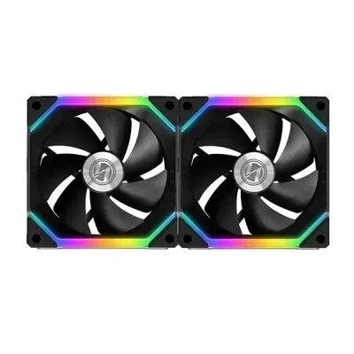 فن 2 تایی کیس گیمینگ لیان لی مدل UNI FAN SL140 RGB BLACK
