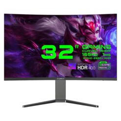 مانیتور گیمینگ 32 اینچ گیم مکس مدل GAMEMAX GMX32C165Q