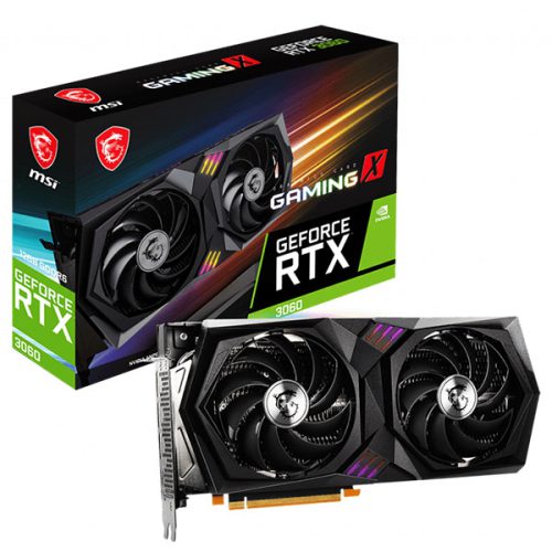 کارت گرافیک ام اس آی مدل GeForce RTX 3060 GAMING X 12G