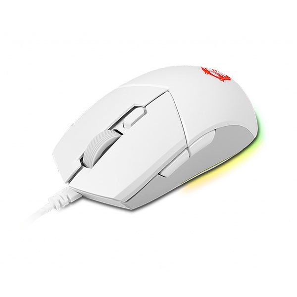 WHITE Wired Gaming Mouse 04