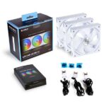 فن 3 تایی کیس گیمینگ لیان لی مدل UNI FAN AL120 RGB WHITE - Image 5