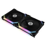 فن 2 تایی کیس گیمینگ لیان لی مدل UNI FAN SL140 RGB BLACK - Image 2
