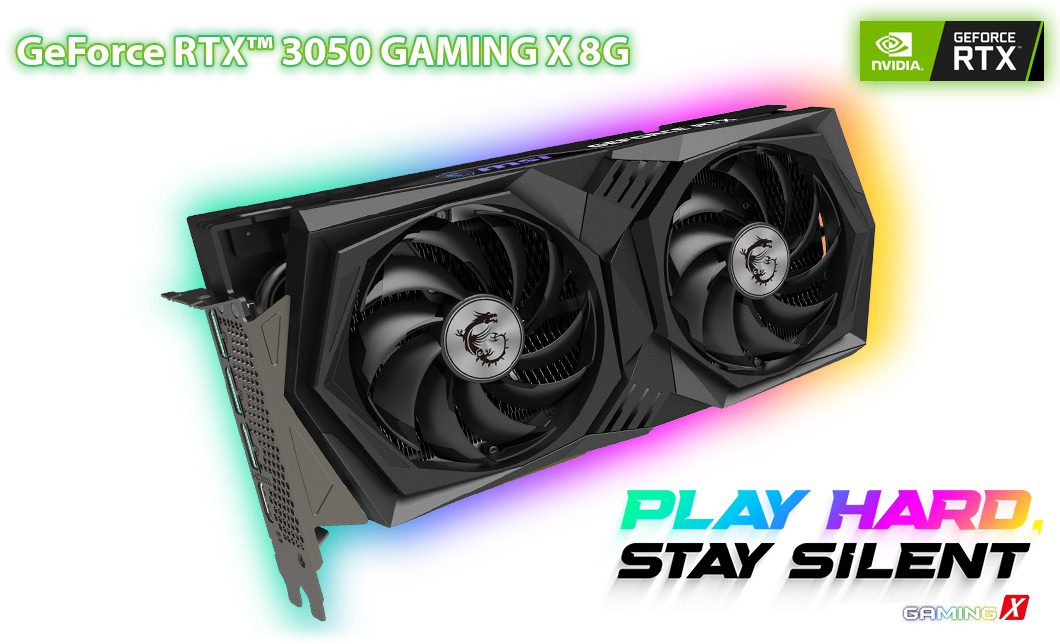 کارت گرافیک ام اس آی مدل GeForce RTX™ 3050 GAMING X 8GB