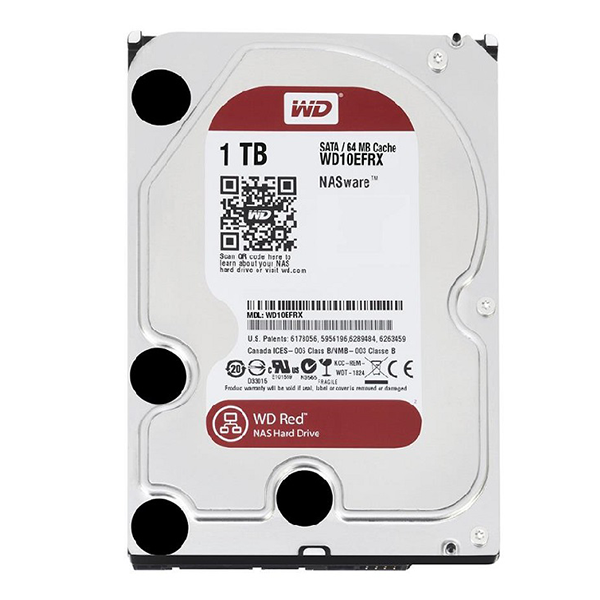 هارد دیسک اینترنال وسترن دیجیتال Red WD10EFRX ظرفیت 1TB