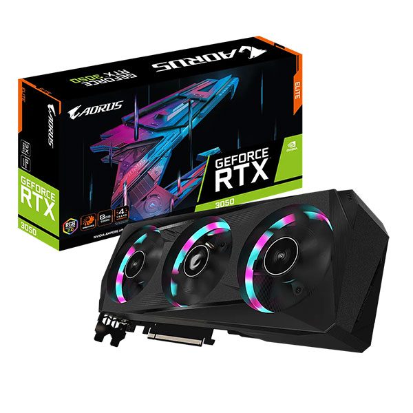 کارت گرافیک گیگابایت RTX 3050 ELITE 8GB