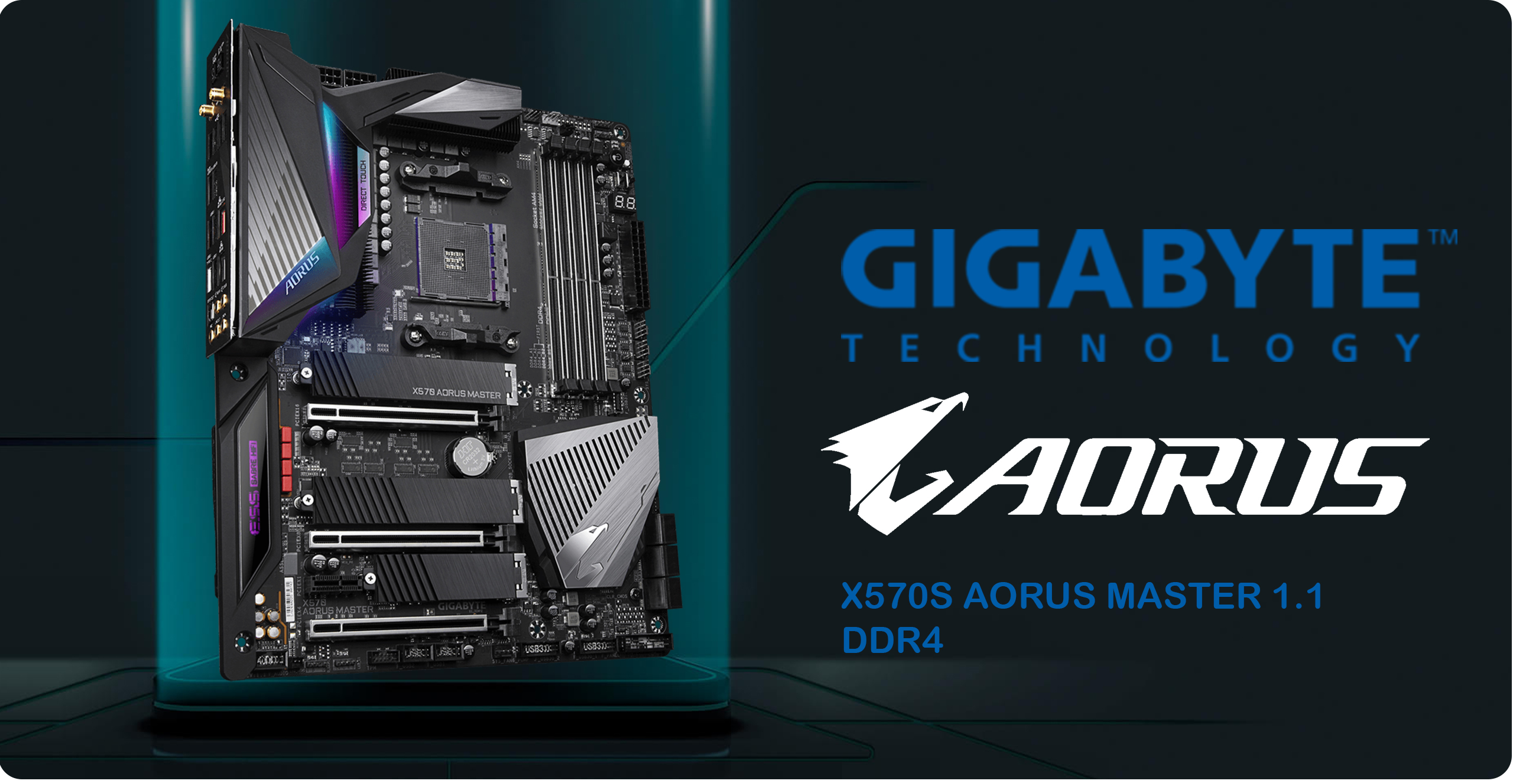 مادربرد گیگابایت مدل X570S AORUS MASTER 1.1 DDR4 