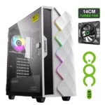 کیس گیمینگ گیم‌ مکس مدل Gamemax Diamond COC WT - Image 3