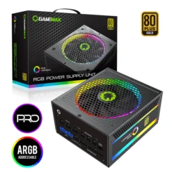 پاور گیمینگ گیم مکس مدل RGB 1050-STD سری GOLD