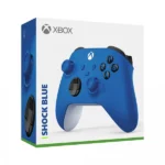 دسته بازی ایکس باکس مایکروسافت مدل Shock Blue - Image 3