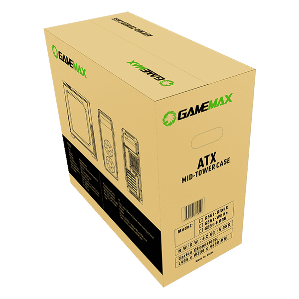 Ú©ÛŒØ³ Ú¯ÛŒÙ…ÛŒÙ†Ú¯ Ú¯ÛŒÙ…â€Œ Ù…Ú©Ø³ Ù…Ø¯Ù„ Gamemax G561 White