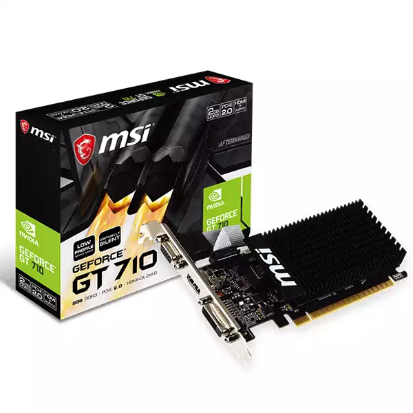 کارت گرافیک ام اس آی مدل Geforce GT 710 2GB 3H LP