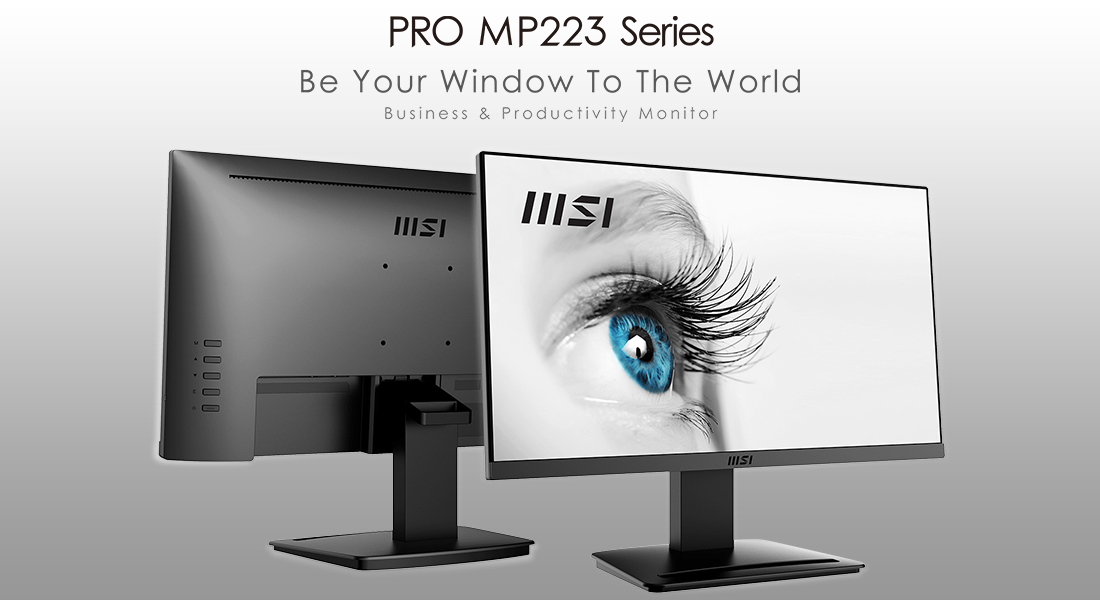 مانیتور ام اس آی مدل MSI PRO MP223 سایز 21.45 اینچ