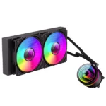 خنک کننده آبی پردازنده گیم مکس مدل IceBurg 240 Infinity Black - Image 2