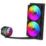 خنک کننده آبی پردازنده گیم مکس مدل IceBurg 240 Infinity Black - Image 4