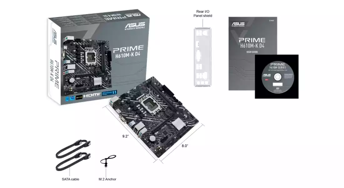 مادربورد ایسوس مدل PRIME H610M-K D4