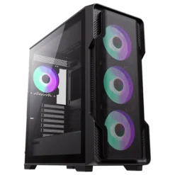 کیس گیمینگ گیم مکس مدل Siege Black