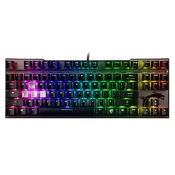 کیبورد گیمینگ مکانیکی ام اس آی مدل Vigor GK70 SILVER