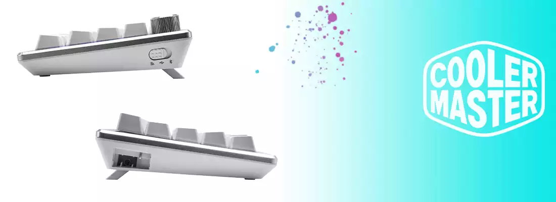 کیبورد مکانیکی گیمینگ کولر مستر مدل CK-721-GKTL1-US White