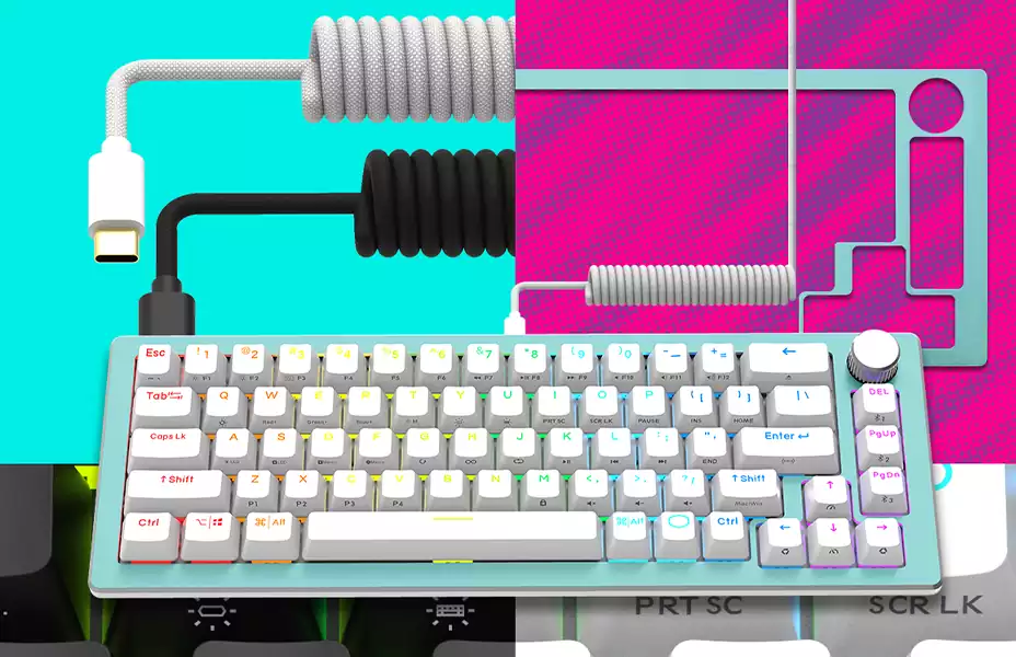 کیبورد مکانیکی گیمینگ کولر مستر مدل CK-721-GKTL1-US White