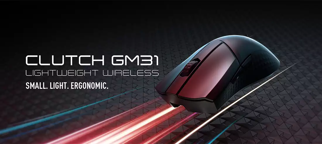 ماوس گیمینگ ام اس آی مدل CLUTCH GM31 LIGHTWEIGHT WIRELESS