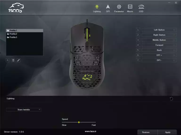 ماوس گیمینگ تسکو مدل GM790