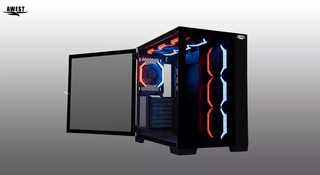 کیس گیمینگ اوست مدل AWEST GT-AQ 14-MB