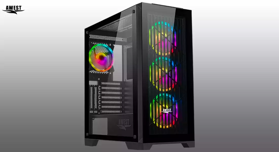 کیس گیمینگ اوست مدل AWEST GT-AV 312-MB 