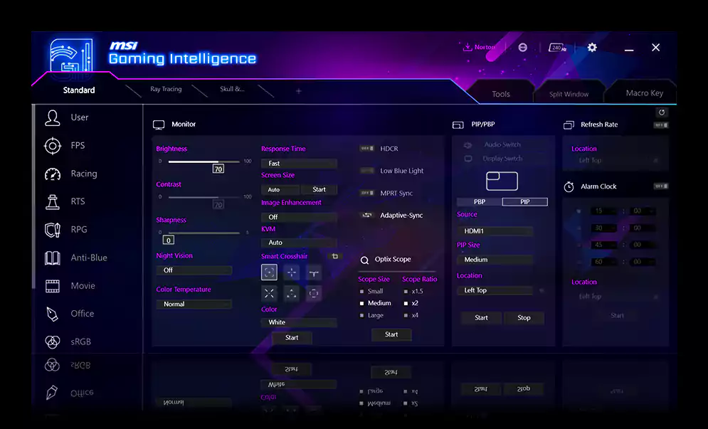 مانیتور گیمینگ منحنی 40 اینچی ام اس ای مدل MSI MAG401QR 40 Inch